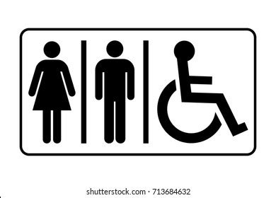 Toilet sign Royalty Free Stock SVG Vector and Clip Art