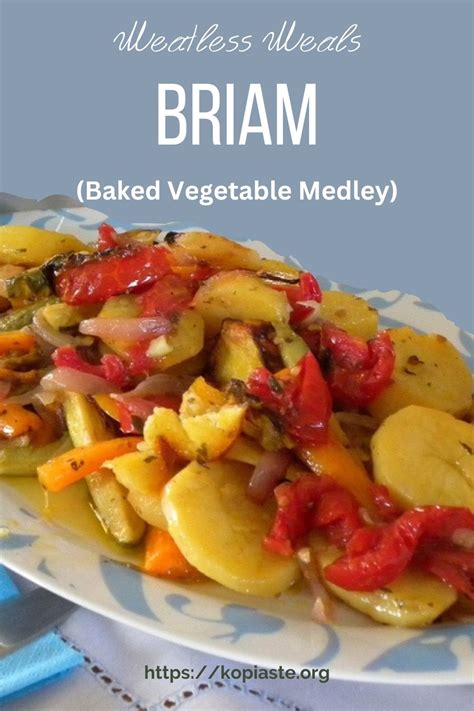 Briam (baked Vegetable Medley) - Kopiaste..to Greek Hospitality