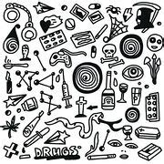 drugs doodles - Clip Art Library