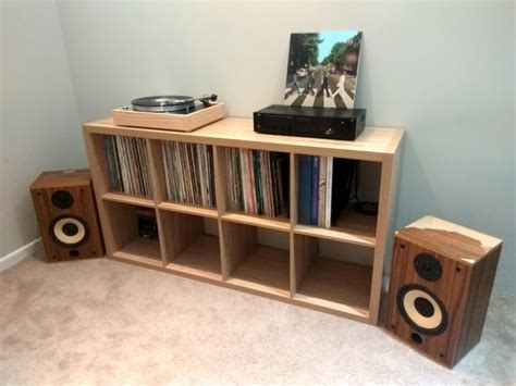 Finally got some IKEA shelving for my records and turntable. : r/vinyl