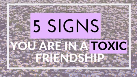 5 Signs You are in A Toxic Friendship – Keziah For the Record