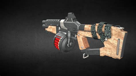 future_handgun_001 - Download Free 3D model by arianheidarpour [502612b] - Sketchfab