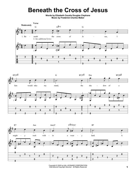 Beneath The Cross Of Jesus | Sheet Music Direct