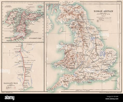 Map Showing Roman Forts In Britain