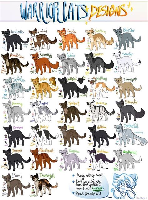 I still love Warrior Cats and always will aHHH Feel free to use these ...