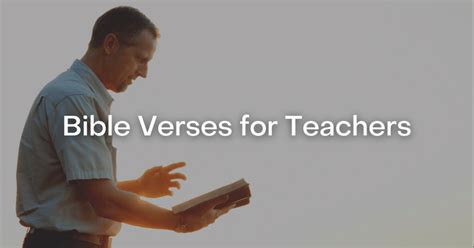 53+ Bible Verses for Teachers