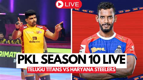 PKL Season 10 HIGHLIGHTS: Telugu Titans loses to Haryana Steelers 30-37; Jaipur Pink Panthers ...