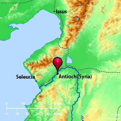 Antioch In The Bible Map - North America map