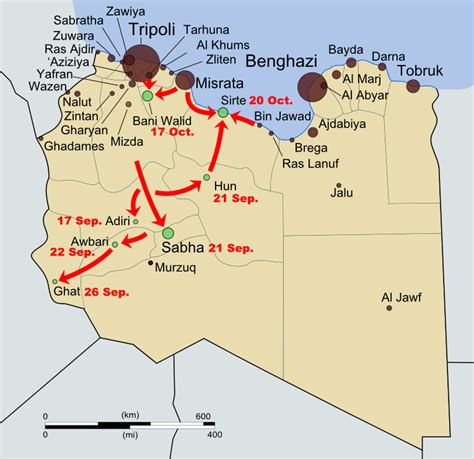 Libya Reunited Under Rebels - Political Geography Now