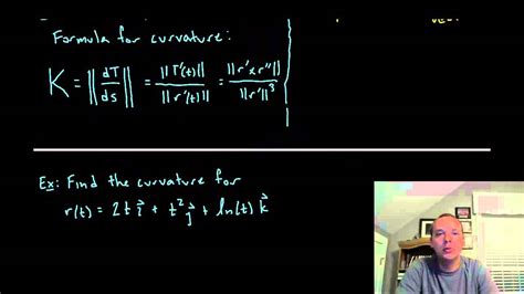 Curvature Example (Calculus III) - YouTube