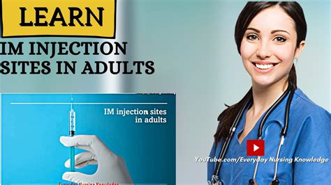 Learn Intramuscular Injection Sites In Adults I Everyday Nursing - YouTube