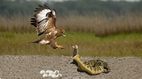 Snake Eat Bird Eggs | Mother Bird Defends Her Eggs From Snake Hunting Bu... | Wild animals ...