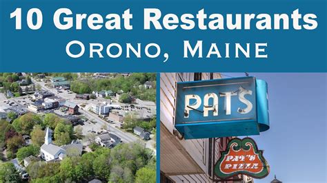 Top 10 Restaurants in Orono, Maine | - YouTube