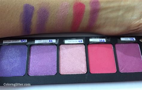 Purple N Pink Themed Eyeshadow Palette from Inglot Freedom System | Color N Glitter