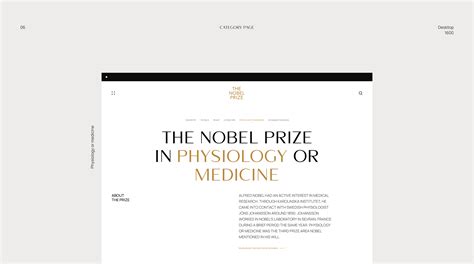 Nobel Prize. Redesign concept :: Behance