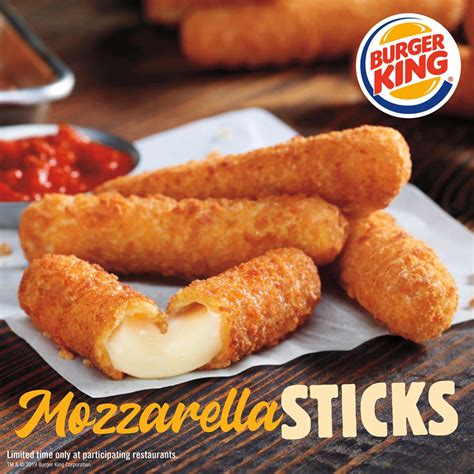 Calories in Burger King Mozzarella Sticks: Unveiling the Truth - Birch ...