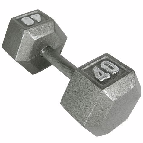 Weider 15797 40 lb. Hex Dumbbell