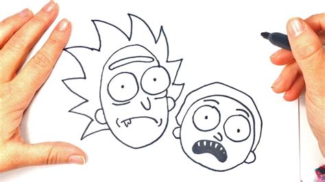 How to draw Rick and Morty | Cartoon Drawings