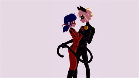 Cat Noir & Ladybug HD Wallpaper