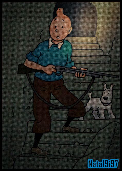 Tintin and Snowy in the Temple of the Sun by Nata19i97 on DeviantArt