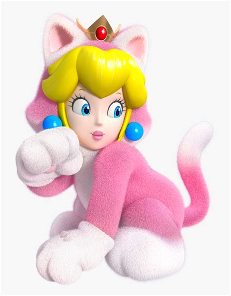 Super Mario 3d World Cat Peach, HD Png Download - kindpng