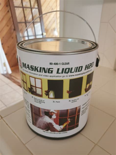 My Review of Masking Liquid H20 for Painting Window Trim - Dengarden