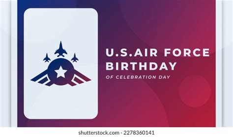 Us Air Force Birthday Celebration Vector Stock Vector (Royalty Free) 2278360139 | Shutterstock