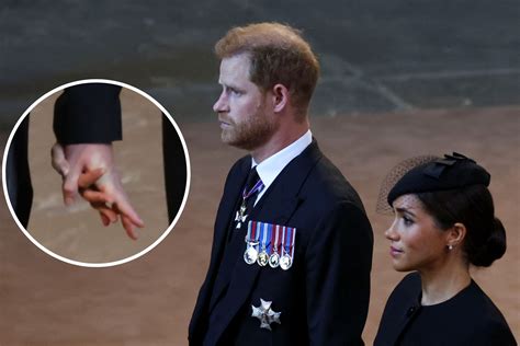 Meghan and Prince Harry Holding Hands at Queen's Vigil Divides Opinion ...