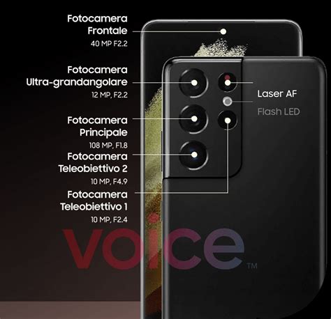 Samsung Galaxy S21, S21+, S21 Ultra camera specifications leaked ...