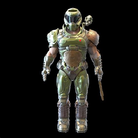 Doom Eternal Wearable Armor with Shotgun and Sword 3D Model | Etsy