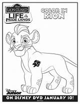 Lion Guard Kion And Rani Coloring Pages sketch template