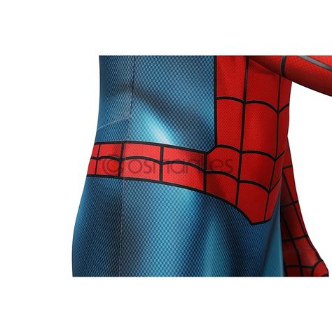 Spider Man In No Way Home Ending Suit Blue And Red Spandex Printed ...