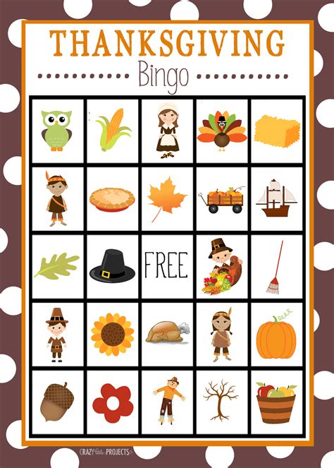 Free Thanksgiving Game Printables