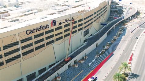 Behind the scenes of Carrefour opening in Reem Mall - YouTube