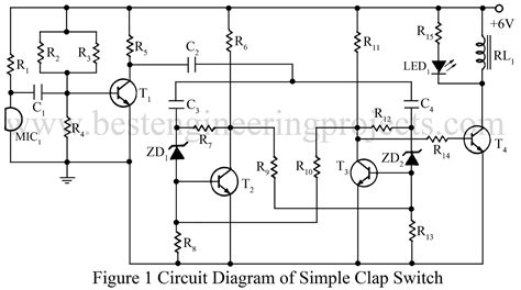 Clap Switch Circuit - Engineering Projects