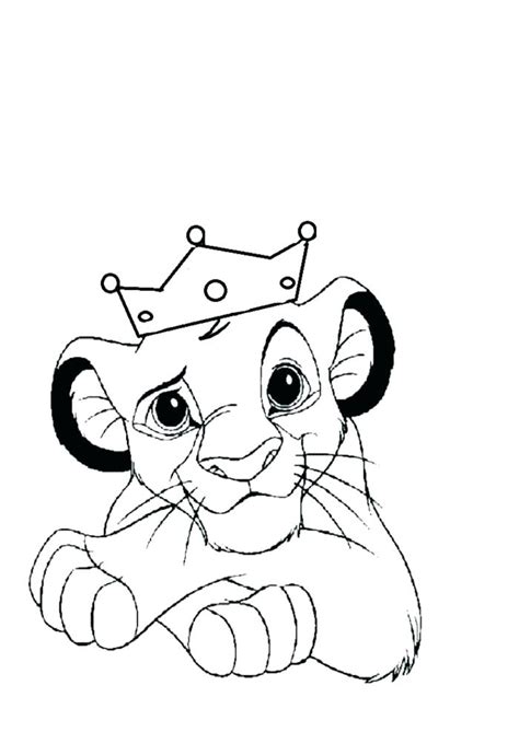 Baby Nala Coloring Pages at GetColorings.com | Free printable colorings pages to print and color