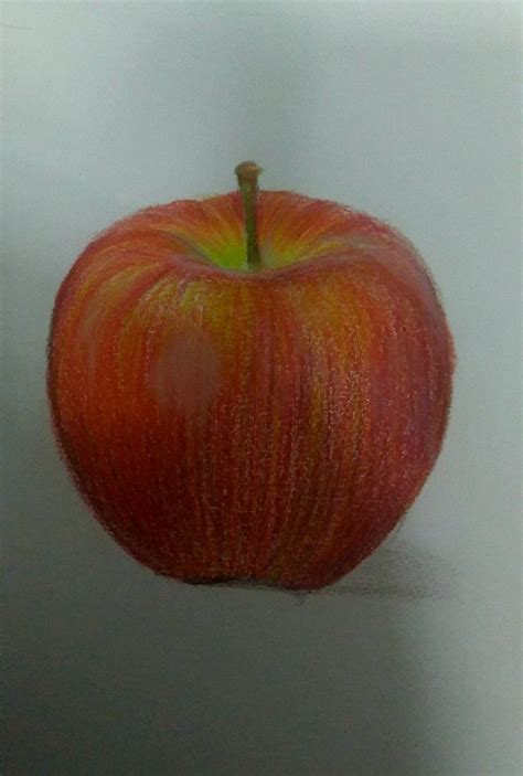 Apple pencil colour drawing | Colorful drawings, Color pencil sketch ...