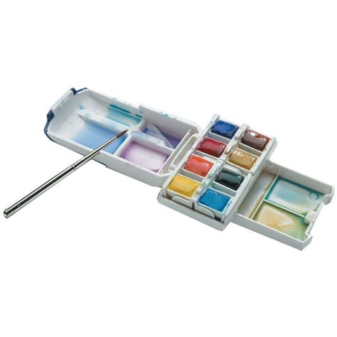 Winsor & Newton Cotman Watercolor Mini Plus Set - Walmart.com - Walmart.com