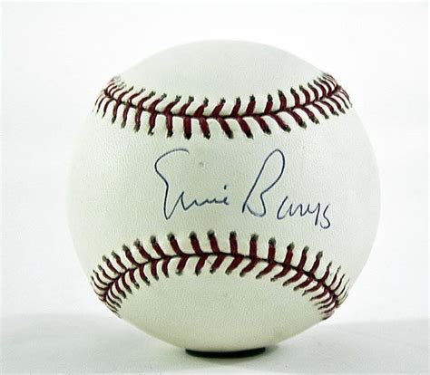 Lot Detail - Ernie Banks Single Signed Baseball