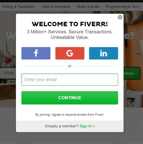 How to Sell on Fiverr