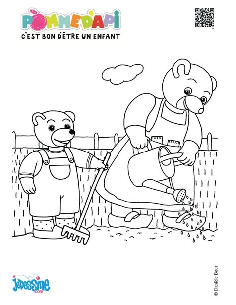 Coloriages coloriage maman ours - fr.hellokids.com