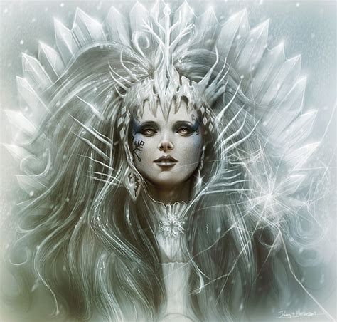 [Fantasy art] The Ice Queen by dannykojima at Epilogue | Ice queen ...