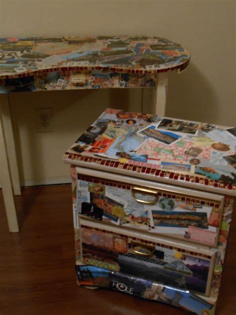 Repurpose Dumpster Diving Finds with Postcards and Stamps