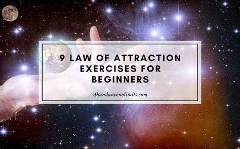 Easy 9 Law of Attraction Exercises for Beginners to Start