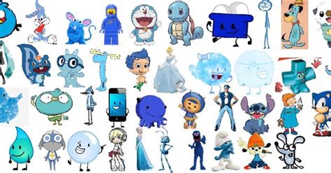 Blue Characters From TV and Movies