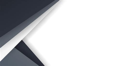 Premium Vector | Modern simple white and black abstract triangle business presentation ...