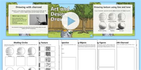 Art Drawing Techniques Lesson Teaching Pack (teacher made)