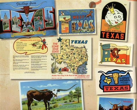 Vintage Texas Postcards | Vintage postcard, King cotton, Lone star state