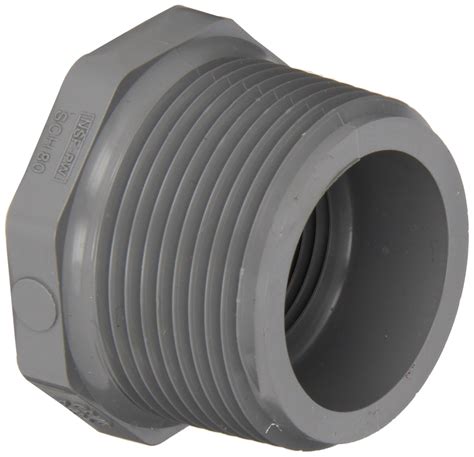 Spears 839-C Series CPVC Pipe Fitting, Bushing, Schedule 80, 1" NPT ...