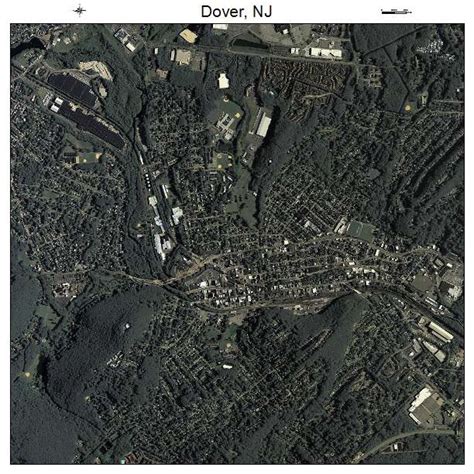 Aerial Photography Map of Dover, NJ New Jersey